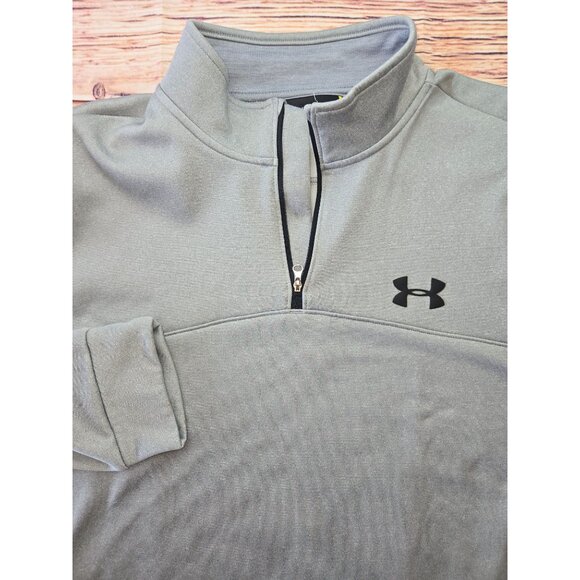 Under Armour Mens Gray Widows 1/4 Pullover Sweatshirt 2XL - Picture 4 of 7